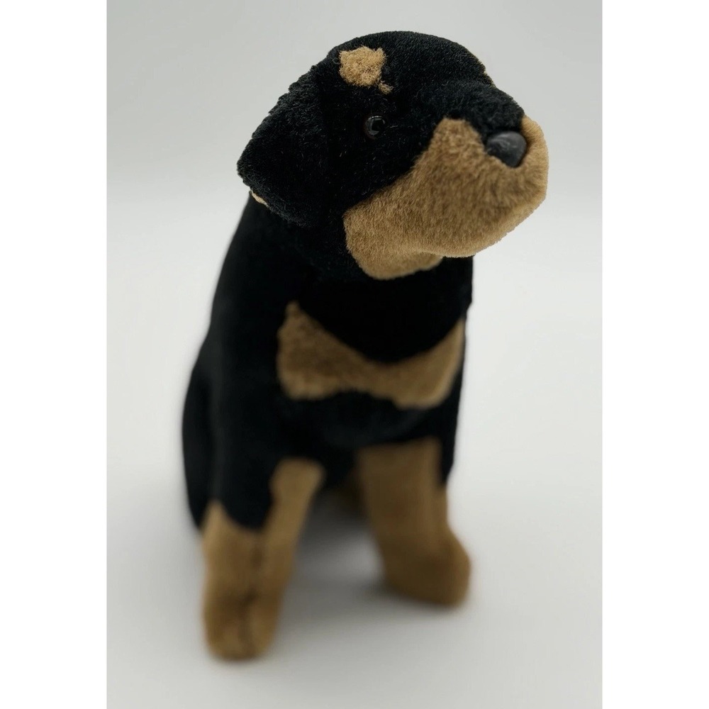 Vintage Douglas Cuddle Toys T-Bone Rottweiler Plush Dog 12" China N40343